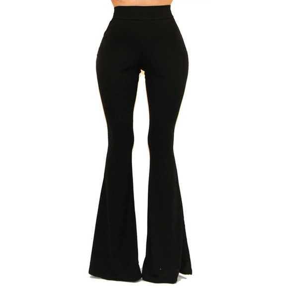 ☀️Boho High Waisted Bell Bottom Pants - Picture 2 of 3